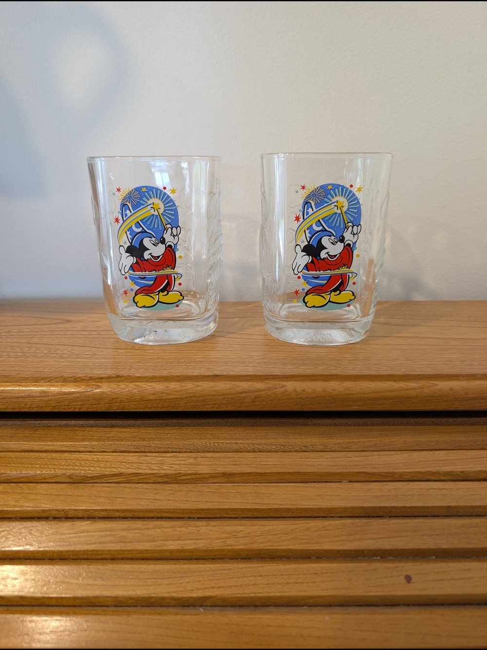Vintage Disney 2000 Celebration Glasses – Mickey Mouse Sorcerer’s Apprentice